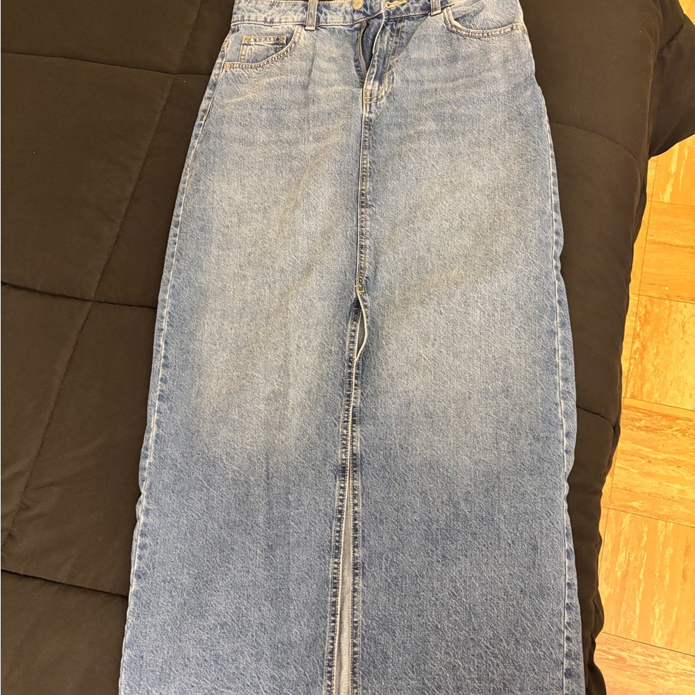 Women's Blue Denim Skirt